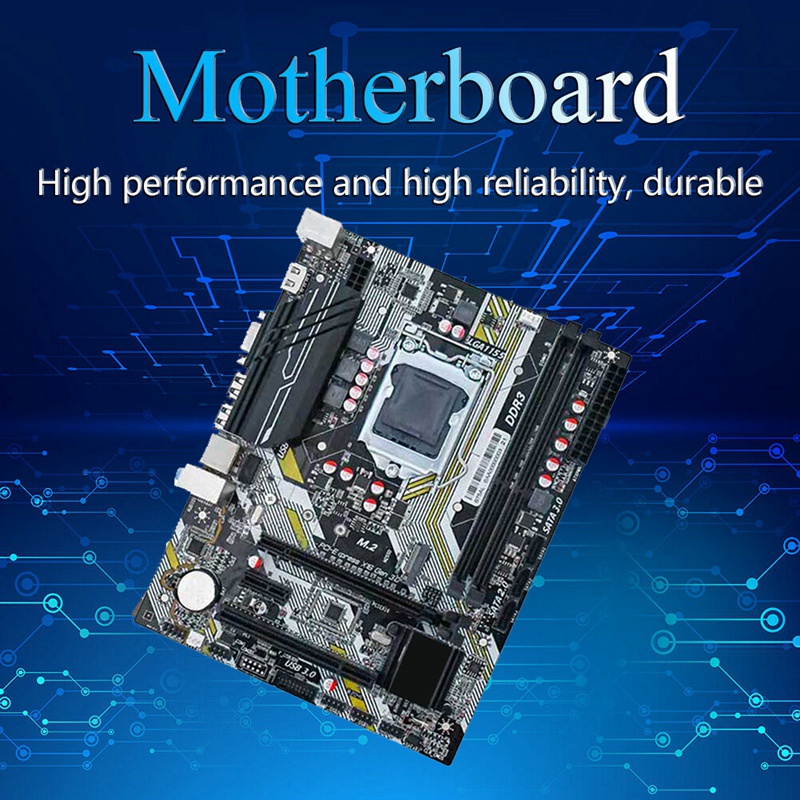 เมนบอร์ดเกม B75AL LGA1155 DDR3X2 M.2 PCI-E 16X SATA3.0 รองรับ Generation 2 3 CPUs #6