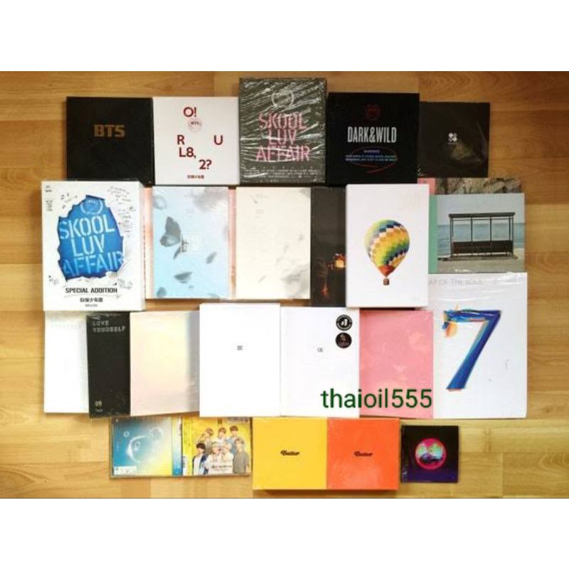 พร้อมส่ง!🎠 กล่องโชคดี บั้มเปล่า+ของแท้1-5 ชิ้น บังทัน BTS ได้บั้มทุกกล่อง!!