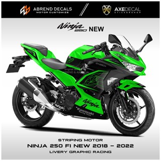 สติกเกอร์ ลายกราฟิก NINJA 250 FI NEW 2018-2022 สําหรับติดตกแต่งรถจักรยานยนต์ KAWASAKI NINJA FI พร้อมส่ง