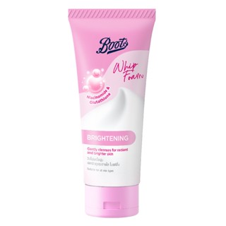 Boots Whip Foam Brightening 100ML บู๊ทส์ วิป โฟม ไบรท์เทนนิ่ง 100มล.