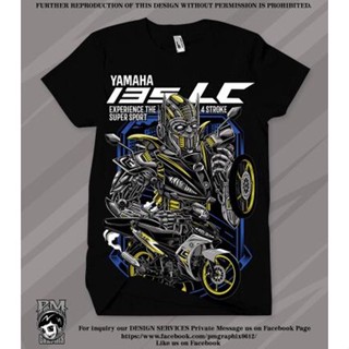 เสื้อยืดผ้าฝ้ายพิมพ์ลายแฟชั่น เสื้อยืด ลาย YAHAMA 125ZR สําหรับรถจักรยานยนต์ HONDA | เสื้อแขนยาว และกางเกงขาสั้น ผ้าไมโค