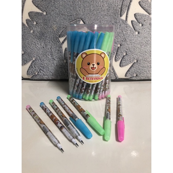 (ดส002)ดินสอ ดินสอต่อไส้ Bensia มีกลิ่นหอมผลไม้ [20แถม2]