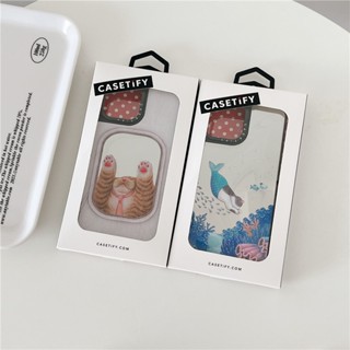 Casetify【แมวน่ารัก ตลก】เคสโทรศัพท์มือถือ TPU กันกระแทก สําหรับ iPhone 14 plus 14 pro Max 13 12 11 pro Max