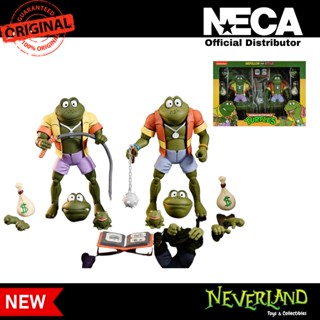 Neca Teenage Mutant Ninja Turtles Napoleon &amp; Atilla Frog 2 pack 7” Scale Action Figure (Cartoon)