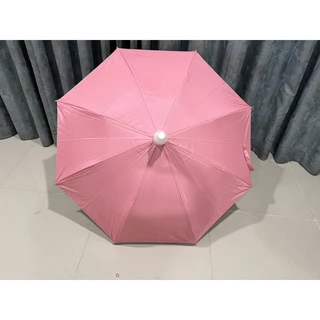 ร่มยาว ขนาด 24 นิ้ว ร่มกันแดดฝน UV สีพื้น มีหลายสีให้เลือก(ร่มถ้วย)