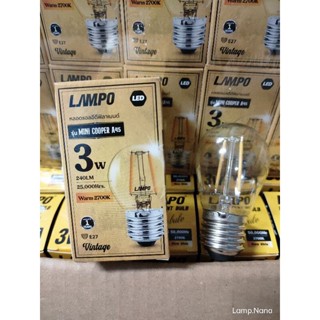 LED FILAMENT VINTAGE MINI COOPER A45 3W WARM 2700K E27 LAMPO