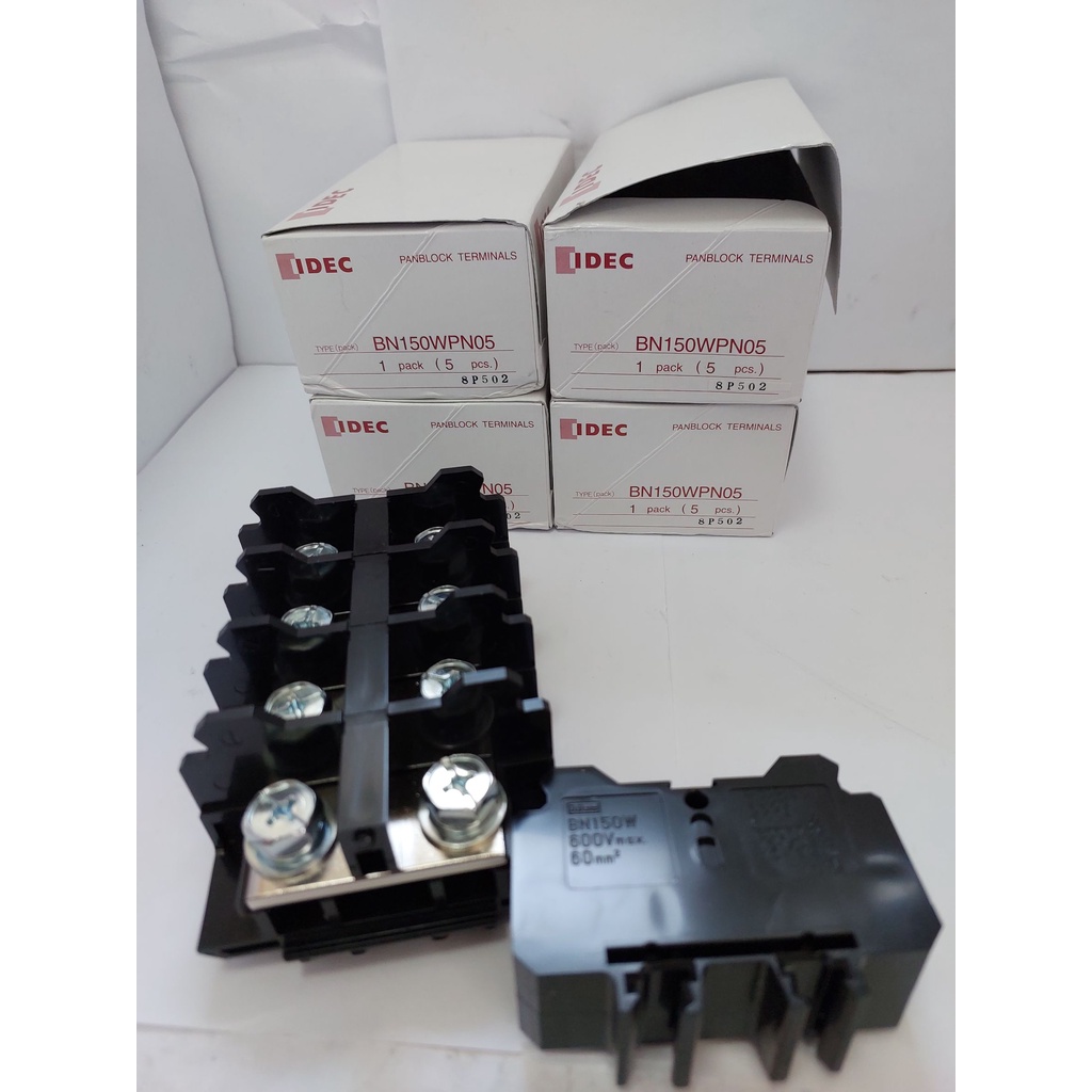 "IDEC" TERMINAL BLOCK BN150W  : ใช้กับสายไฟ 1.5-50 Sqmm.   (ราคาต่อ1ชิ้น)***สามารถออกใบกำกับภาษีได้ย