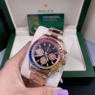 นาฬิกา RO LEX  งานออริพร้อมส่ง Size 40mm ระบบ ถ่าน  ใช้จับเวลาได้ค้า