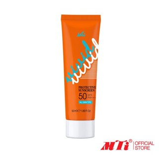 MTI วีวิด โพรเทคทีฟซันสกรีน SPF50PA+++ ครีมกันแดด ไม่มัน ไม่เหนียวเหนอะหนะ บางเบา 50มล.