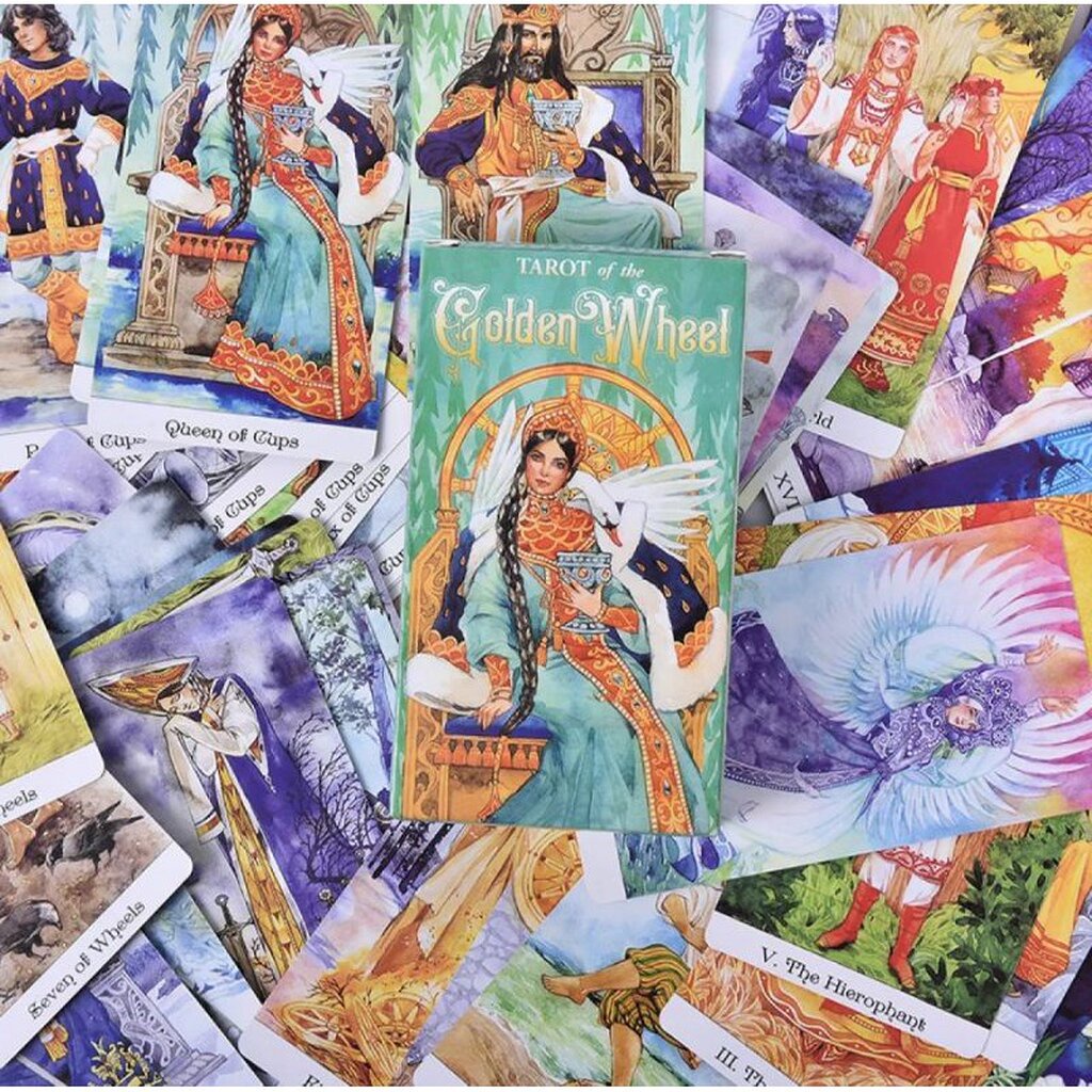 ไพ่ยิปซี ไพ่ทาโรต์ Tarot card (พร้อมส่ง) Tarot of Golden wheel