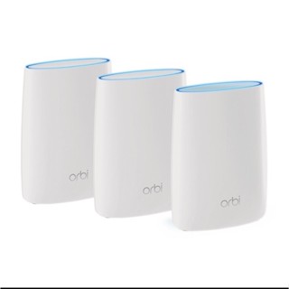 Netgear RBK53 — Orbi AC3000 Tri-band WiFi System (1) Orbi Router (RBR50) + (2) Orbi Satellites (RBS50)