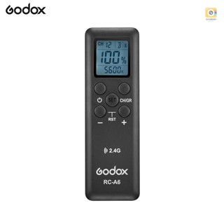 Godox RC-A6 รีโมตคอนโทรลไร้สาย 2.4GHz 32 ช่อง 16 กลุ่ม แบบเปลี่ยน สําหรับ Godox SL150II SL200II SL150IIBi SL200IIBi SZ200BI FV150 FV200 UL60 ML60 LF308D LF308Bi