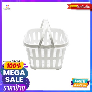 CSPตะกร้าหูหิ้วขาว18X18X13ซม4647CSP HANDLE BASKET WHITE 18X18X13CM 4647