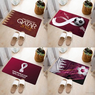 Plus FIFA World Cup Qatar 2022 พรมเช็ดเท้า ผ้าสักหลาด กันลื่น สําหรับห้องครัว ห้องน้ํา