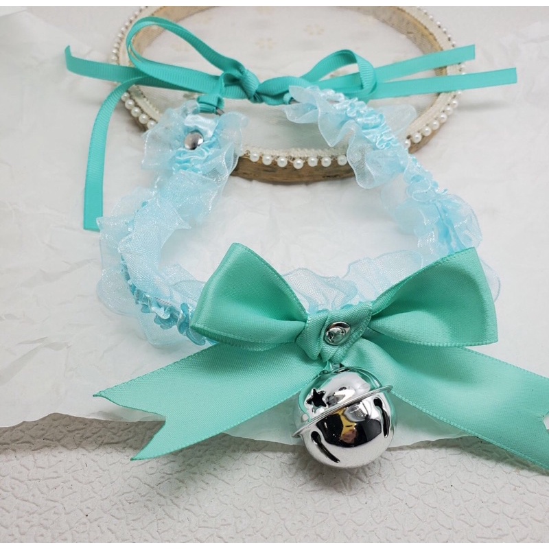 พร้อมส่ง โชกเกอร์ โชกเกอร์ปลอกคอแมว โชกเกอร์มีกระดิ่งแบบผูกเอง คอสเพลย์ - รูปที่ 5