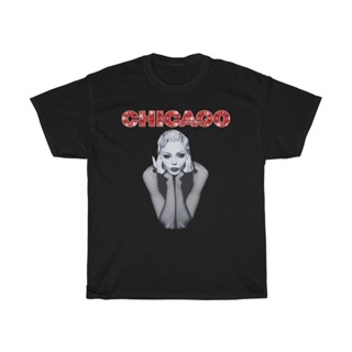 [COD]เสื้อยืด พิมพ์ลาย Chicago Broadway Musical Show สีดํา สีกรมท่า สําหรับผู้ชายS-5XL