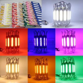 1ชุด10ชิ้น ไฟCOB DC12V และ​ 24V ไฟLEDไฟแต่งรถ 6เม็ดไฟ ไฟป้ายอักษรณ์ ไฟงานป้าย โมดูลใส่ตู้ไฟ Lighting