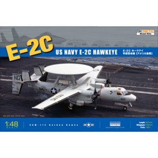 Aircraft Model Kinetic Model 1/48 KI-K48013 E-2C USN (4 Blades) US Navy E-2C Hawkeye