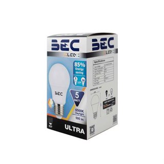 หลอด LED BEC A55 ULTRA 5 วัตต์ DAYLIGHT E27