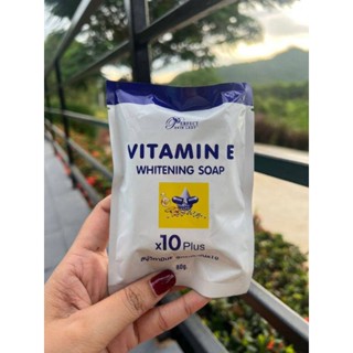 VITAMIN E WHITENING SOAP X10 Plus สบู่วิตามินE สูตรเข้มข้น