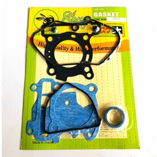 Bee Gasket ประเก็นชุดหัว , ประเก็นบน , ประเก็นชุดเล็ก มีโอ125 , MIO125 รุ่นคาร์บู (1ชุด) ตราผึ้ง