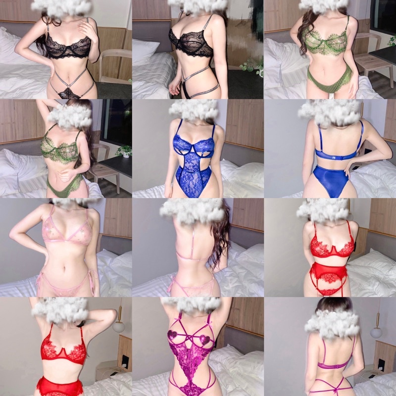 ชุดชั้นในลูกไม้ ชุดนอนไม่ได้พร้อมส่งในไทย นางแบบใส่งานจริงของทางร้าน