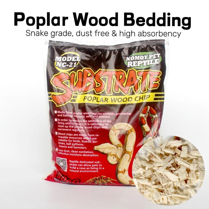 Nomoy สัตว์เลี้ยง Aspen งูผ้าปูที่นอน Poplar ไม้ตุ๊กแกผ้าปูที่นอน substrate งูไม้ผ้าปูที่นอนสัตว์เลื้อยคลานครอกข้าวโพดงู
