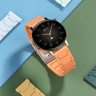 สายนาฬิกาข้อมือ คาร์บอนไฟเบอร์ สําหรับ Samsung Galaxy Watch 5 4 46 มม. Active 2 40 มม. 44 มม. 45 มม. 20 มม. 22 มม. Galaxy Watch 5 pro