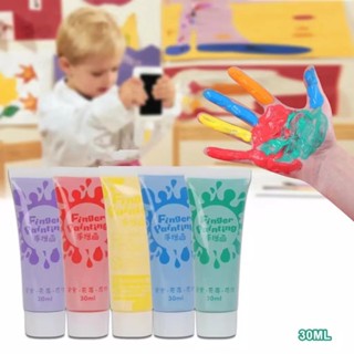 [พร้อมส่ง]ครบ12สี สีน้ำล้างออกได้ Finger paint สีนิ้วสนุก ปลอดภัยและล้างทำความสะอาดได้ DIY สีสำหรับเด็กที่ทำด้วยมือ ภาพว