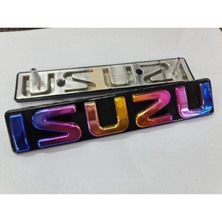 โลโก้หน้ากระจัง ISUZU สีไทเท ของรุ่น DMAX 07 -11