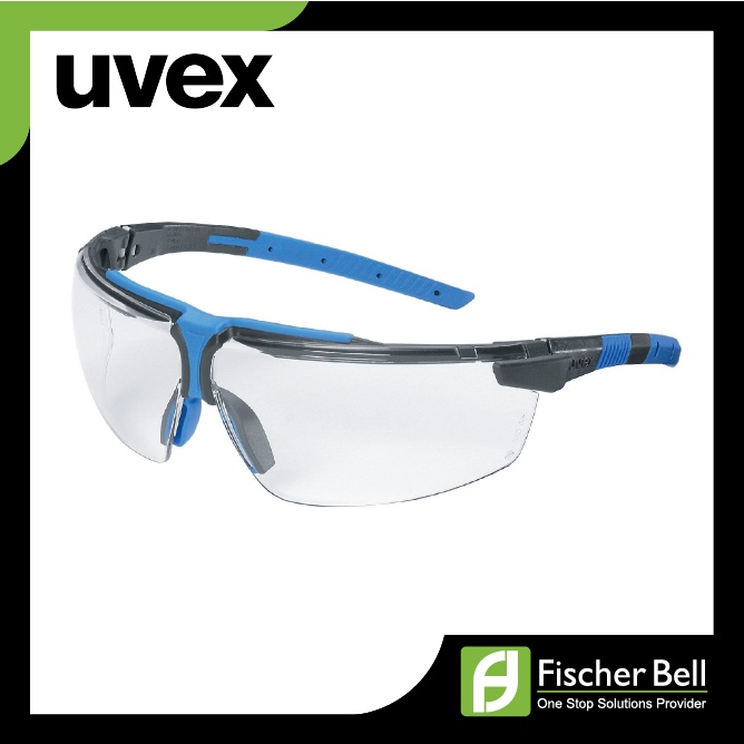 Uvex i-3 แว่นตานิรภัย l แว่นตา Scratch-Resistant Anti-Fog UV400 EN166