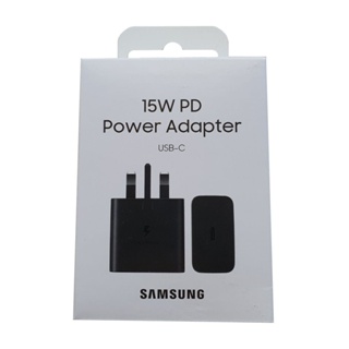 Samsung EP-T1510NBEGGB USB-C 15W PD Power Adapter without Cable (UK Plug, Black)