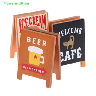 Newsandthen 1/12 Dollhouse Miniature Cafe Icecream Shop Signboard blackboard Furniture Nice