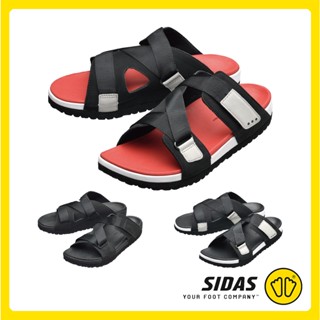 SIDAS 3D Recovery Sandals รองเท้าแตะฟื้นฟู รุ่น Rampage [สีแดง / ดำ]