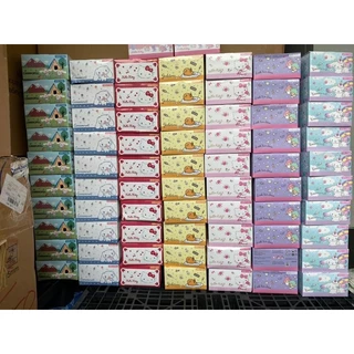 Green Air Mask หน้ากากอนามัยแซนริโอ้ Sanrio สำหรับเด็ก ทรง flat ลายลิขสิทธิ์แท้ 30ชิ้น/กล่อง