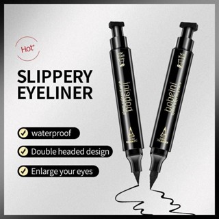 อายไลเนอร์ 2 in1 Eyeliner &amp; Eye Wing Stamp 2หัว แห้งเร็วติดทน