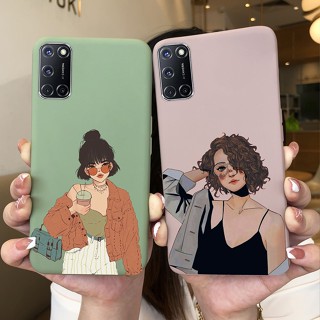 เคสโทรศัพท์มือถือ ซิลิโคน ลายการ์ตูนหัวใจ สําหรับ Oppo A52 A72 A92 A72 A52 A 52 A 72 A 92 A52