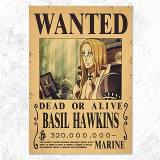 โปสเตอร์ One Piece BASIL HAWKINS One Piece ขนาด A3 28.5x42 ซม.