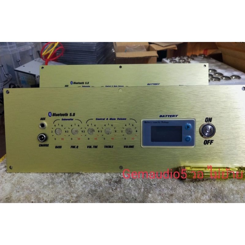 เพลทพร้อมต่ออุปกรณ์ วัดแบตแบบดิจิตอล สวิทvip แบบไม่ย้ายวอลุ่ม tb21, tb21s,gem5วอ,mt21,ht21,1002t,502