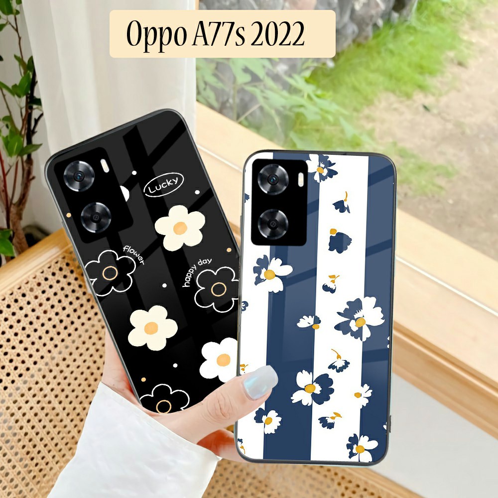 Softcase Glass Oppo A77s 2022 Oppo A57 2022 [K204] - Softcase Mirror - Softcase Glass Oppo A77s - So