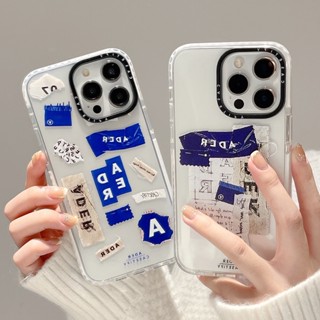 【ADER】Casetify เคสโทรศัพท์ซิลิโคน TPU ใส แบบนิ่ม กันกระแทก สําหรับ iPhone 14 Pro Max 13 Pro 12 11 Pro Max 11 XR X XS Max 12