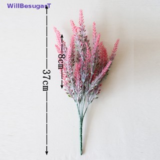 [WillBesugarT] 1Bundle Romantic Provence Lavender Wedding Decor Flower Vase Artificial Flowers [NEW]