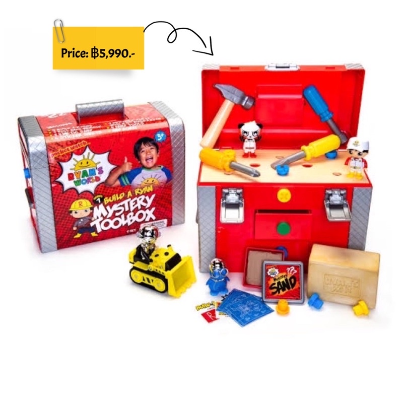 Ryan’s toy : Ryan's World Build-a-Ryan Mystery Toolbox