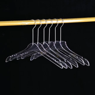 ถูกที่สุด ไม้แขวนเสื้ออะคริลิค ราคาถูก วัสดุพลาสติกผสม 1แพ็ค10ชิ้น/ Cheap-acrylic