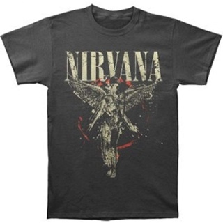 เสื้อยืดผ้าฝ้าย Sanc6 {พร้อมส่ง เสื้อยืดผ้าฝ้าย 100% พิมพ์ลาย Ill Rock Merch Nirvana Galaxy Utero พลัสไซซ์ XS-4xl สําหรั