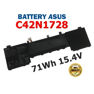 ASUS แบตเตอรี่ C42N1728 ของแท้ (สำหรับ ZenBook UX550GE UX550GD UX580GE Series) ASUS Battery Notebook อัสซุส