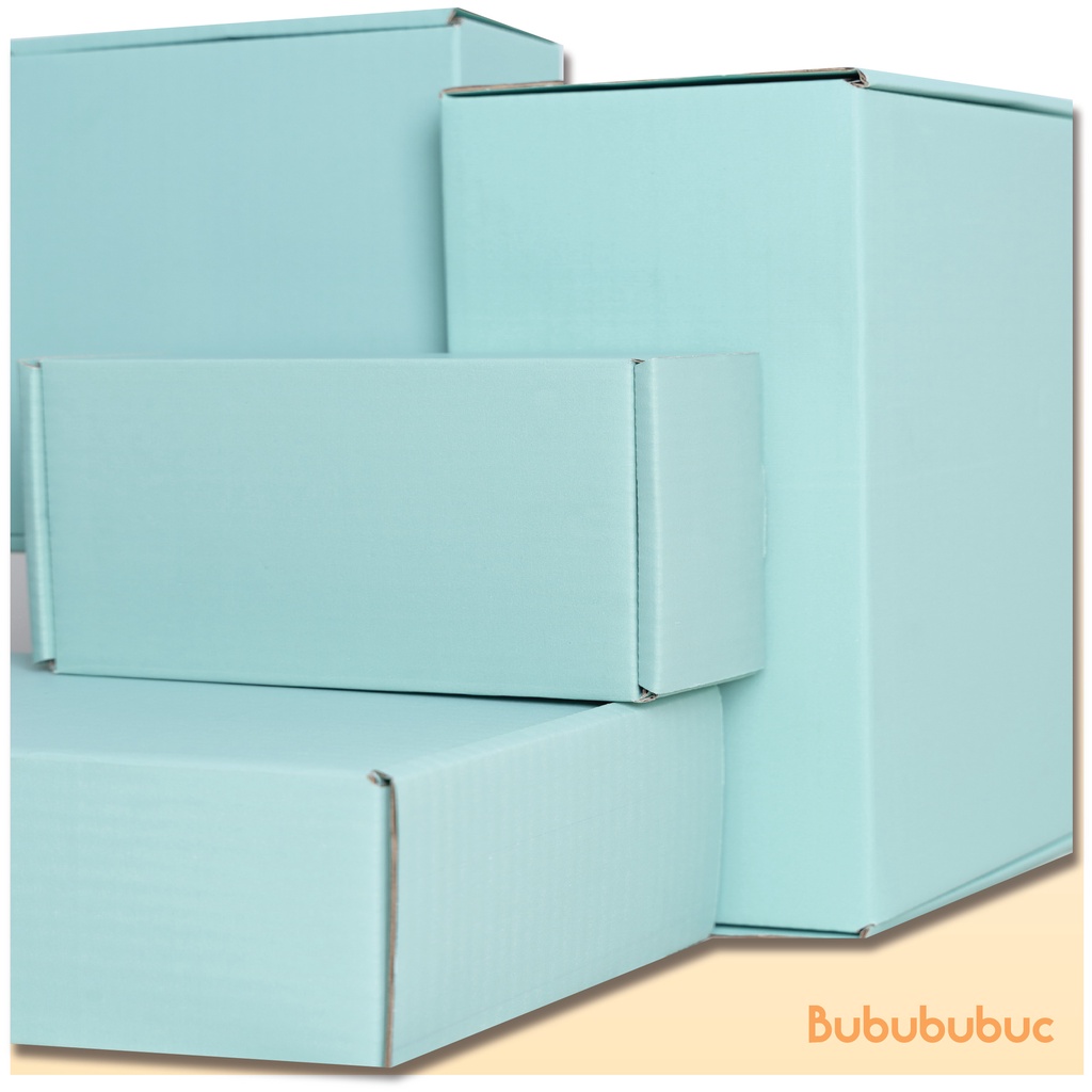 กล่องพัสดุ ไปรษณีย์หูช้างไซส์ B (17*25*9cm) 1แพคมี10ใบ สีสดใส Corrugated box for Postal (standard size B 17x25x9cm.)