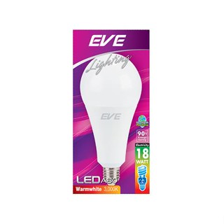 หลอด LED EVE A80 WARM WHITE 18 วัตต์ E27