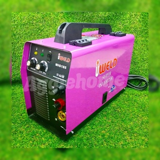 IWELD เครื่องเชื่อม ไฟฟ้า รุ่น MIG185 220V. กระแสไฟ 180 แอมป์ (2ระบบ) เชื่อม CO2 ใส่ลวดได้ 5 Kg. เครื่องเชื่อม ตู้เชื่อม