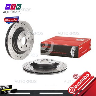 จานเบรคหลัง BENZ C-CLASS W204 C204 S204 C63 AMG 2008-2014 D09 A326 11 BREMBO